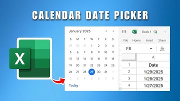 Hoe u een Excel-datumkiezer in MS Excel 2025 invoegt | Excel-pop-upkalender