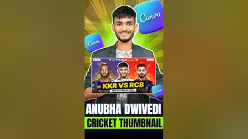 How to make thumbnail like Anubhav Dwivedi #logicaltech #youtubethumbnail #cricketthumbnail #ipl