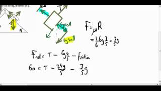 Connected Masses on a Inclined Surface