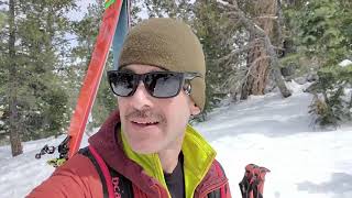 I Deploy My Avalanche Airbag with skis on the back Gear test 1 BCA Float 2 0