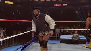 WWE 2K24: Scott Steiner vs. The British Bulldog W/ Rick Steiner and the Hart Foundation at ringside