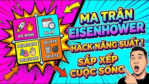 Ma trận Quản lý thời gian - đỡ bận hơn - hiệu quả hơn với ma trận Eisenhower - Học với AI