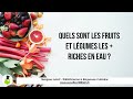  fruits  lgumes les  riches en eau 