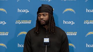 Gus Edwards On Joining Harbaugh & Bolts | LA Chargers