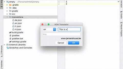 AEM Translator IntelliJ