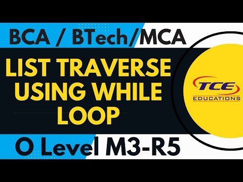 print / Traverse List item using while loop in python #BCA #Btech #MCA #Olevel #python #listinpython