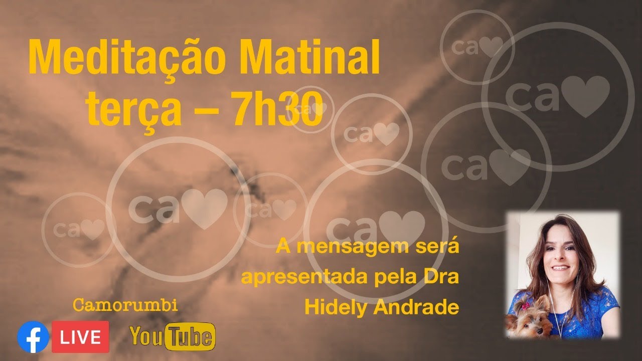 Meditação Matinal 2020 De Coração A Coração