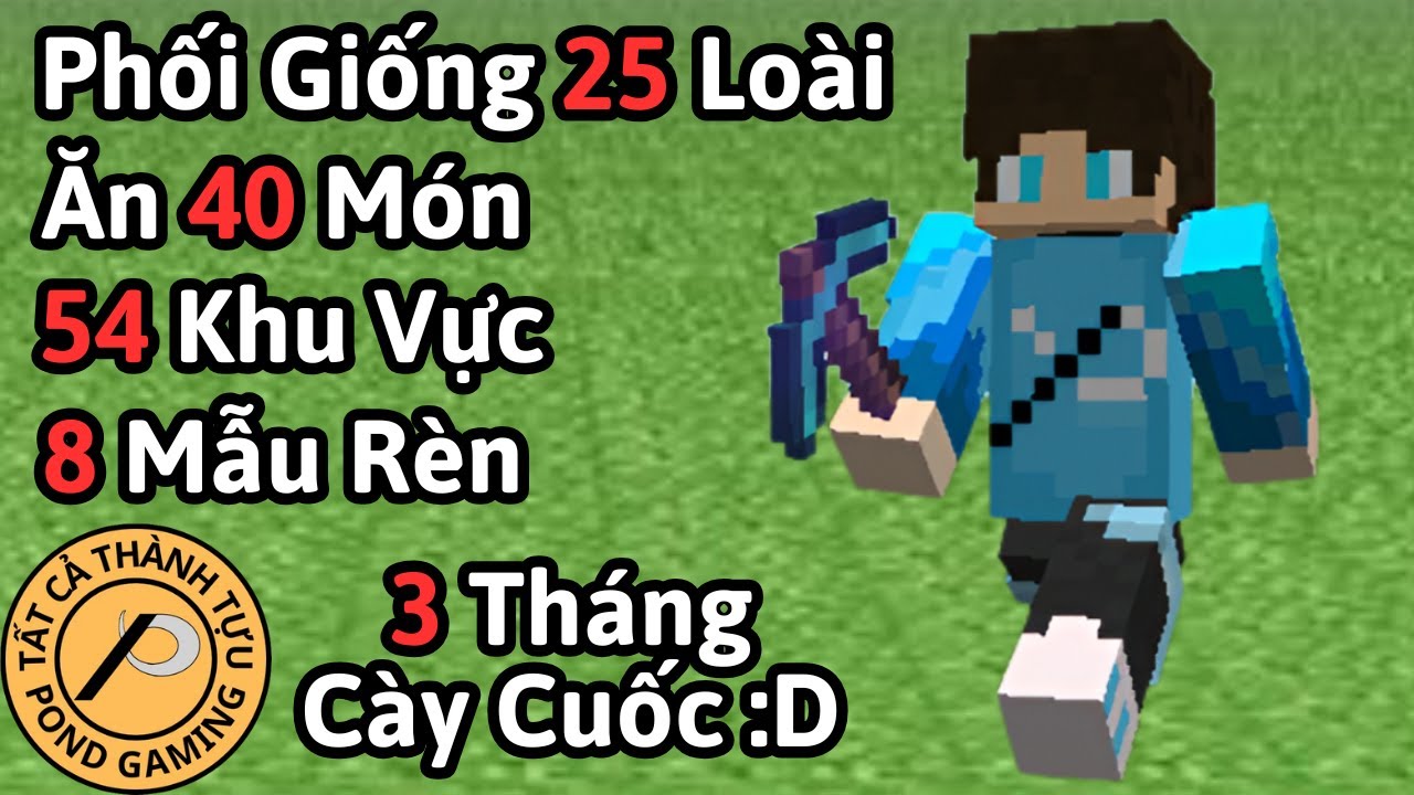 Tôi Phá Đảo Tất Cả Thành Tựu Trong Minecraft (KHÔNG GIAN LẬN)