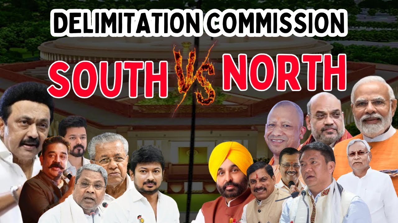 North vs South : Delimitation debate | Is South India at Risk of Losing ...