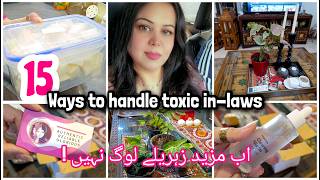 “15 ways to handle toxic people | How to Handle Negative People around you | اب مزید زہریلے لوگ نہیں