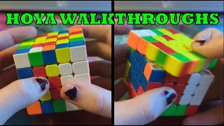 5x5 Cross Edges Example Solves, Part 1 | Hoya Method Walkthroughs (Advanced) 5x5 Hoya Method Tutorial