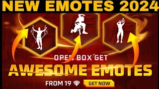 Awesome New Emotes🤪Box Series Return In Pakistan Server | Free Fire New🤪 2024 Event Awesome Emotes