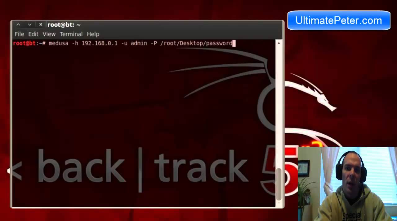 Using Medusa to BruteForce Router Admin Page YouTube