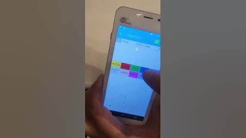 Utiliser le PAD: Prise de commande et encaissement sur le PAD