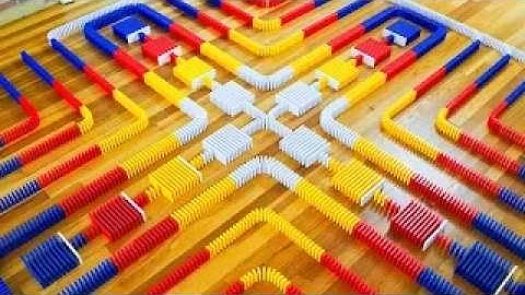 30 Minutes of Satisfying Domino Videos [no music]