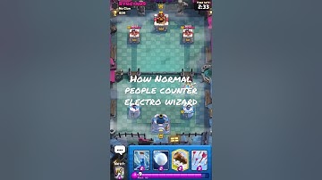 How to counter electro wizard #clash #clashroyale #hogrider #original #gaming#heheheha #clashofclans