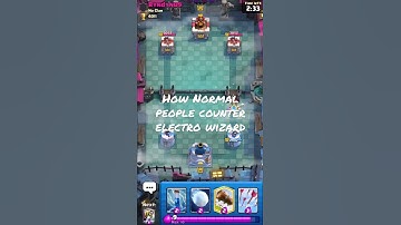 How to counter electro wizard #clash #clashroyale #hogrider #original #gaming#heheheha #clashofclans