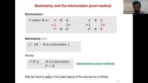 Keynote7 Davide Sangiorgi From Enhanced Coinduction towards Enhanced Induction