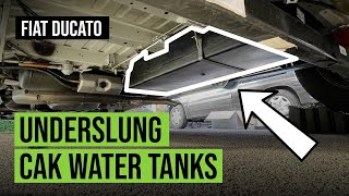 Installing UNDERSLUNG (CAK) Water Tanks | Fiat Ducato L2H2 | UK Self-Build Campervan Conversion