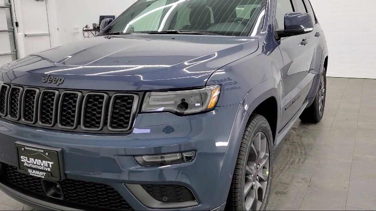 21 Jeep Grand Cherokee High Altitude Slate Blue Pearlcoat New Walk Around For Sale In Fond Du Lac Youtube