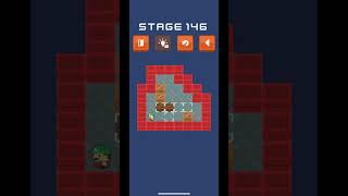 Sokoban Push Puzzle - Stage 146 #blockpuzzle #puzzlemaster #puzzler