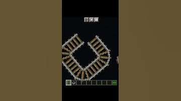 Making heart using rails in Minecraft | CookieMan Gaming | #minecraft #shorts