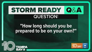 How long should you be prepared to be on your own during a hurricane? Here's what you need to know