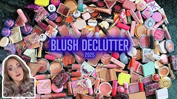 HUGE Blush Collection Declutter | 2025