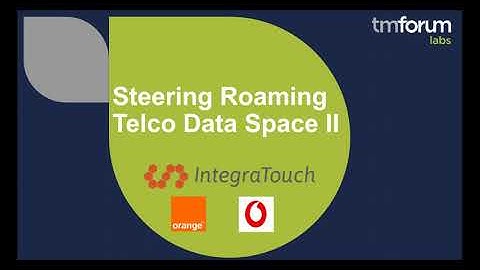 Telco Data Space - Steering Roaming Phase 2 powered By Symphony BSS by IntegraTouch