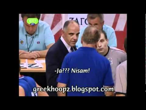 Dusan Ivkovic Vs Greek Referee Na Grckom Titlovano Na Srpski