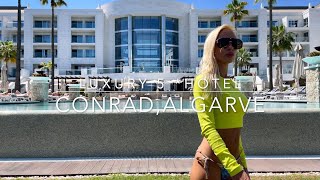 LUXURY CONRAD ALGARVE ,4K ROOM TOUR, PORTUGAL 2023