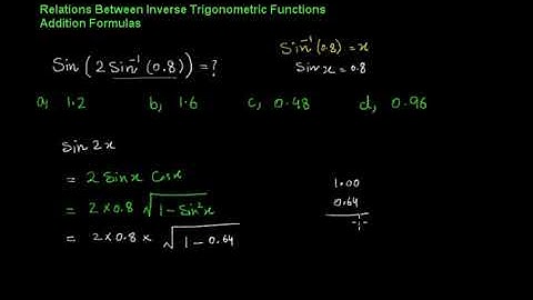 Exam prep – F.Sc. Math LEC 1-Inverse Trigonometric Functions