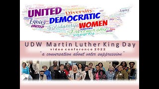 United Democratic Women's Martin Luther King Jr. Day conference on Voter Suppression