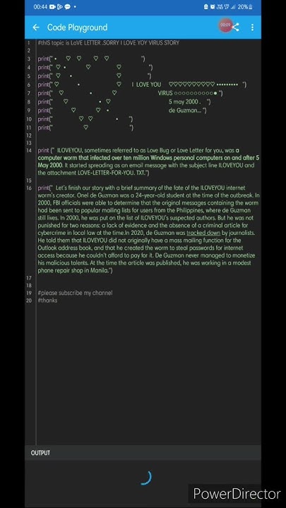 python I love you Virus story and shape,,💔💔💔💔💔💔💔💔 #coding #programming ...