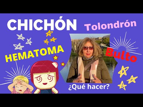 CHICHÓN, HEMATOMA, BULTO o TOLONDRÓN. ¿QUÉ HACER SI SE GOLPEA LA CABEZA LA FRENTE?