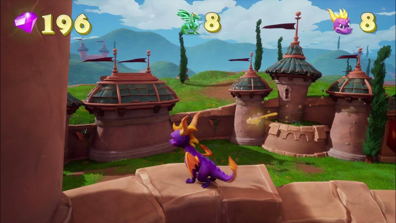Spyro Reignited Trilogy Stone Hill 100 (+ Pink Hidden Tulip Skill