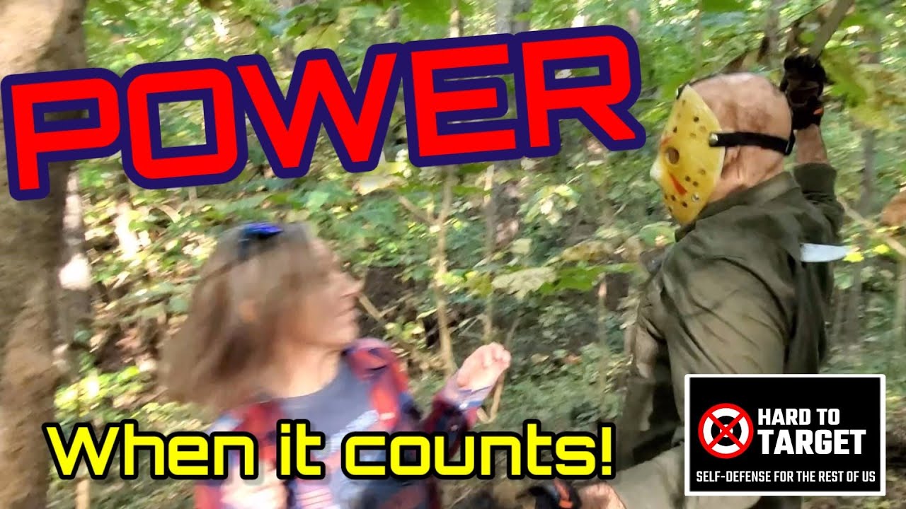 Hitting with power for self-defense