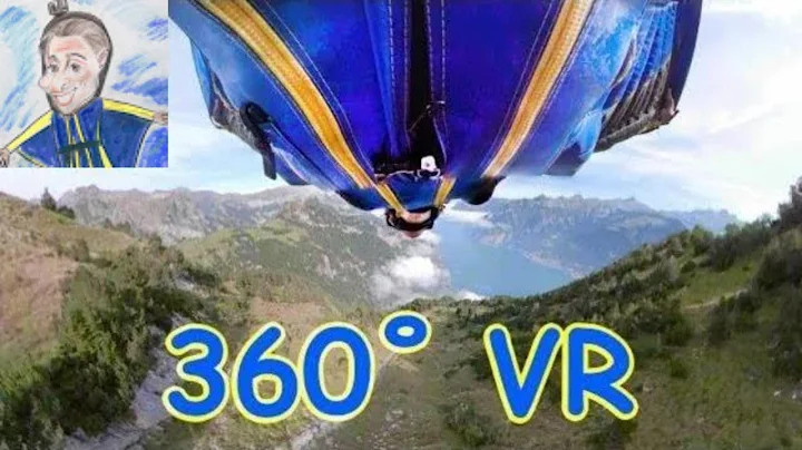 Wingsuit BASE jump in 360 VR: Switzerland