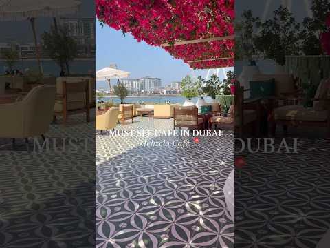 Prettiest cafe in Dubai #visitdubai #luxurytravel #dubaitrip #dubaimarina
