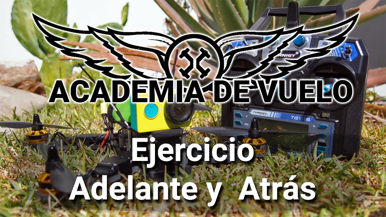empezar ou comenzar Drone - Ejercicio 2 - Adelante y atrás - Español