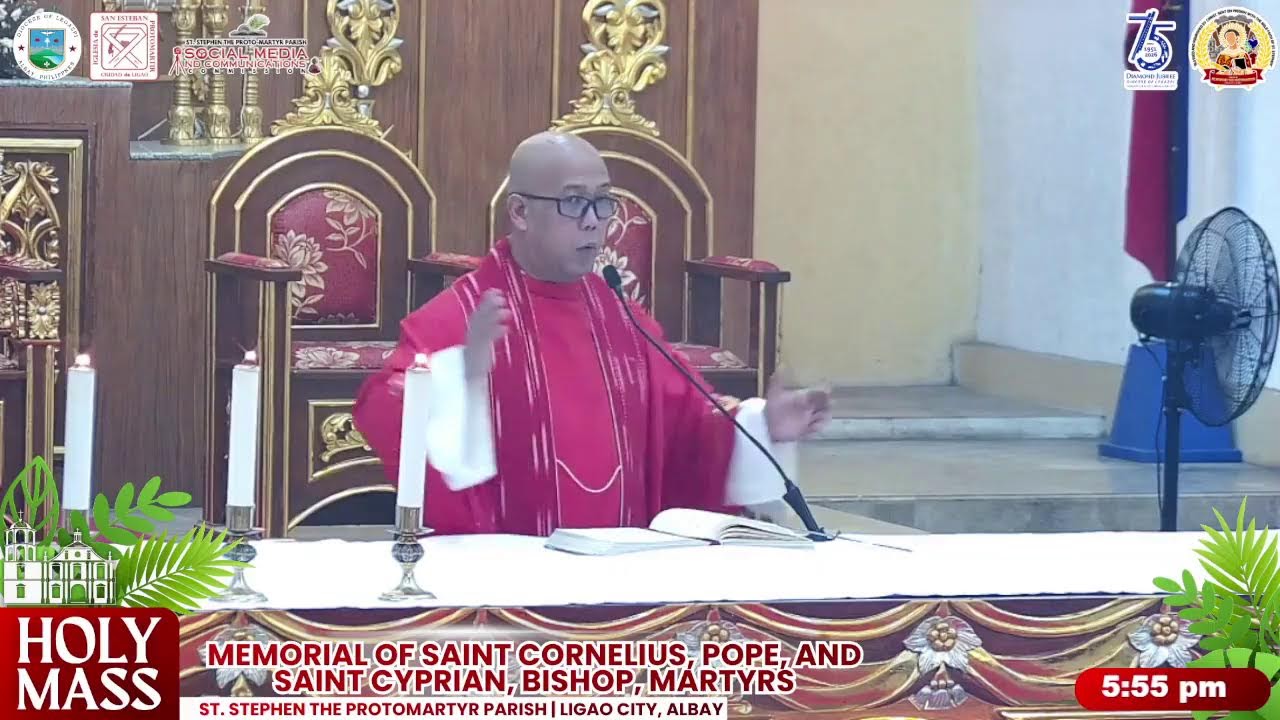 Holy Mass | Memorial of Saint Cornelius, pope, and Saint Cyprian, bishop, martyrs