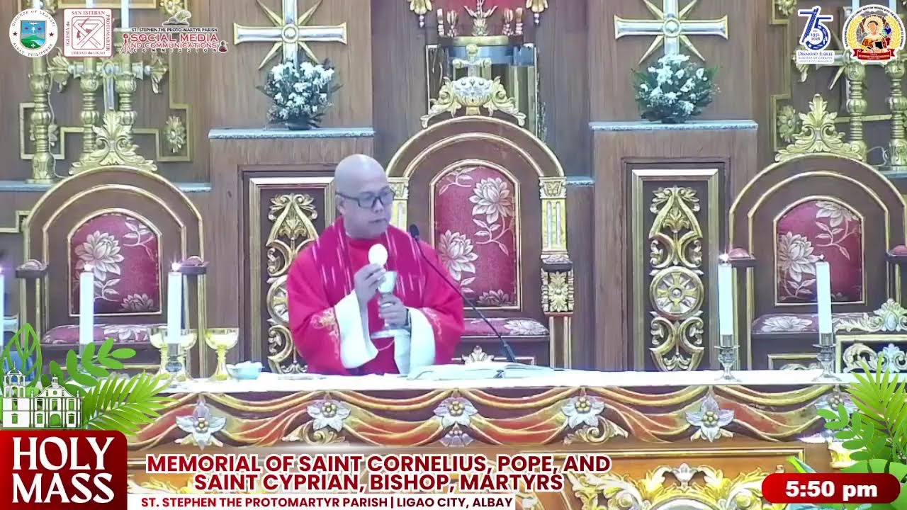 Holy Mass | Memorial of Saint Cornelius, pope, and Saint Cyprian, bishop, martyrs