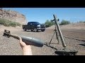 Bracketing mortars on my truck  slow motion