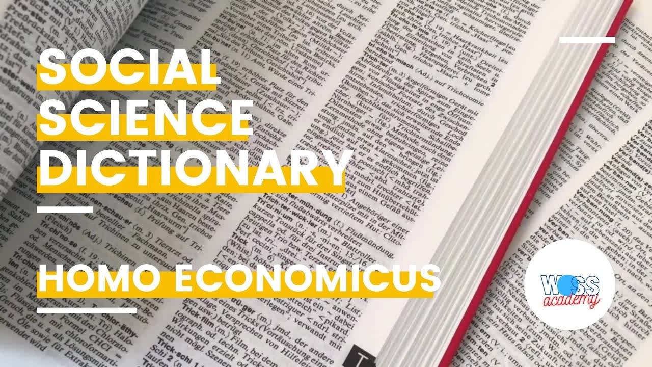 HOMO ECONOMICUS ? #HOMOECONOMICUS #SOCIALSCIENCE #DICTIONARY - YouTube