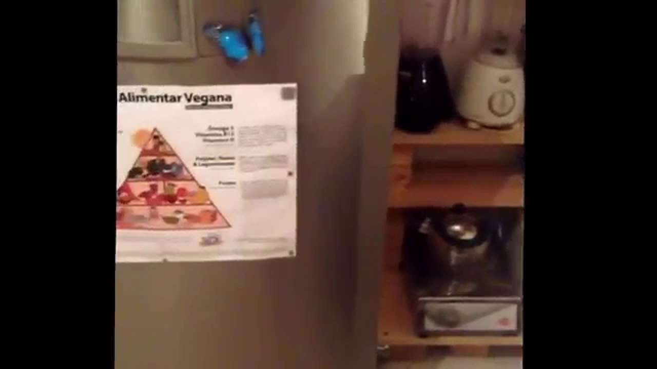 Mini vegano pós video na cozinha....