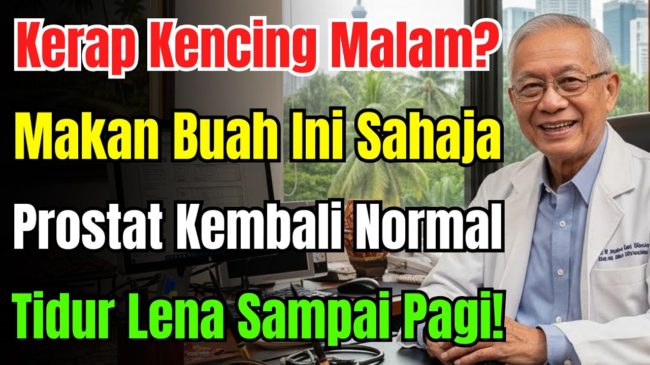 Kerap Kencing Malam? Bukan Sebab Tua! Doktor Dedah 1 Buah Ini Boleh 'Kecutkan' Prostat Semula Jadi.