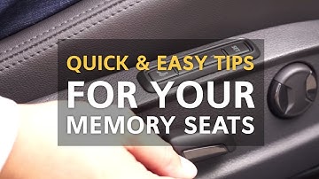 How to Use Your Memory Seats! and More! | VW Tips