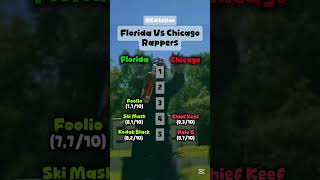 Florida Vs Chicago Rappers 🔥 #florida #chicago #kingvon #xxxtentacion #juicewrld #lildurk #ynwmelly