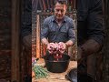 SLOW COOKED BEEF STEW IN THE RAIN 🥩🔥🌧 | Cozy Campfire Cooking ASMR