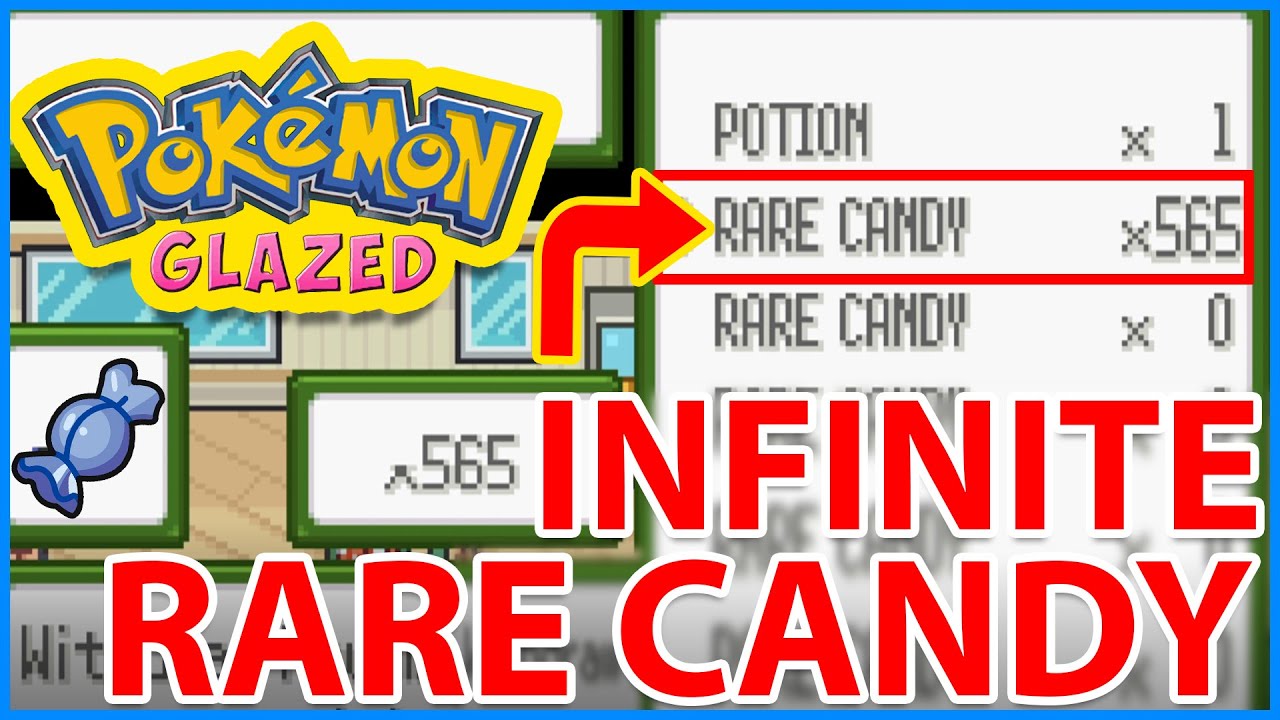 Pokemon Glazed Pokemon Cheats POKEMON CHEAT CODES EPISODE 04|POKEMON GLAZED INFINITE RARE CANDY CHEAT